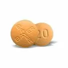 example of a genuine Cialis 20mg tablet - note the characteristic almond shaped tablet and imprint markings.