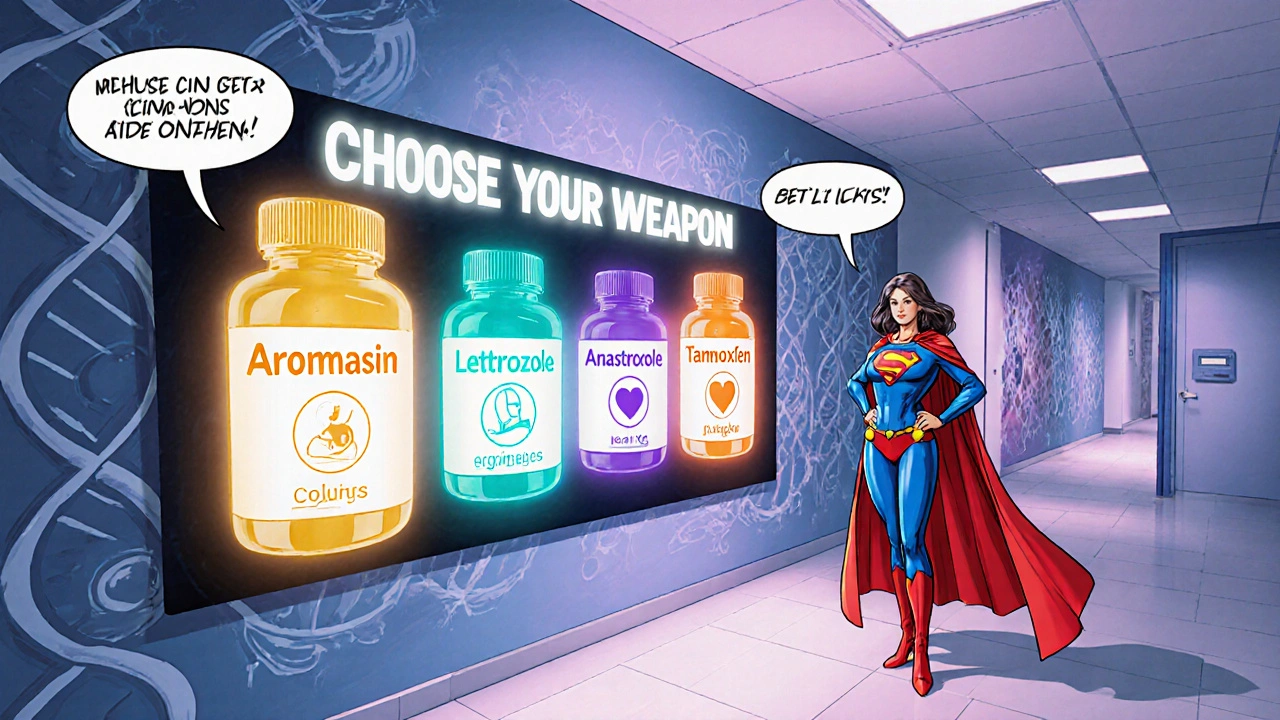 Aromasin (Exemestane) vs Other Aromatase Inhibitors: Detailed Comparison