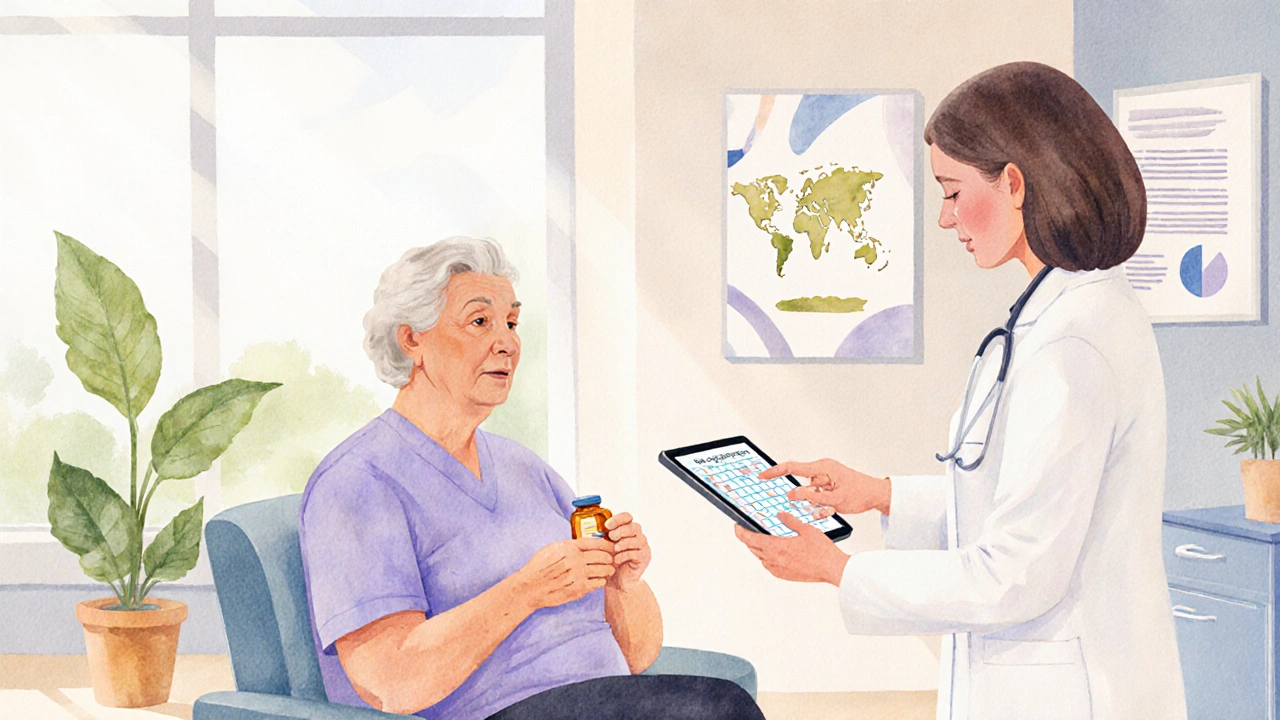 Doctor and patient discussing treatment options in a bright clinic.