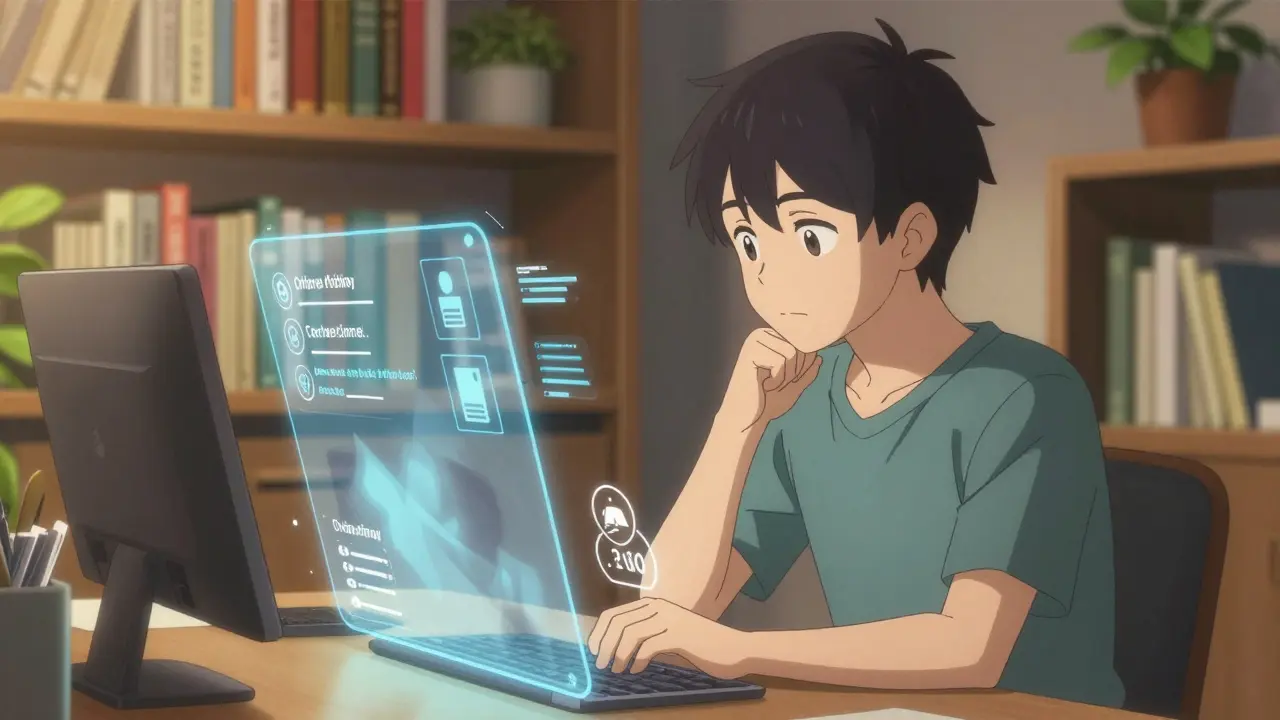 Person researching safe online pharmacy purchases